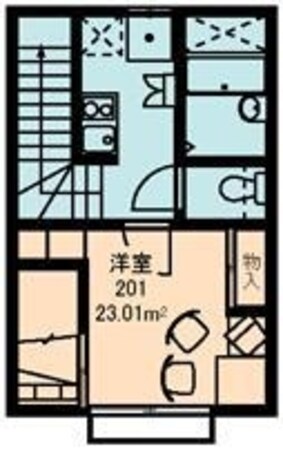 レオパレスＡＬＩＶＩＯの物件間取画像